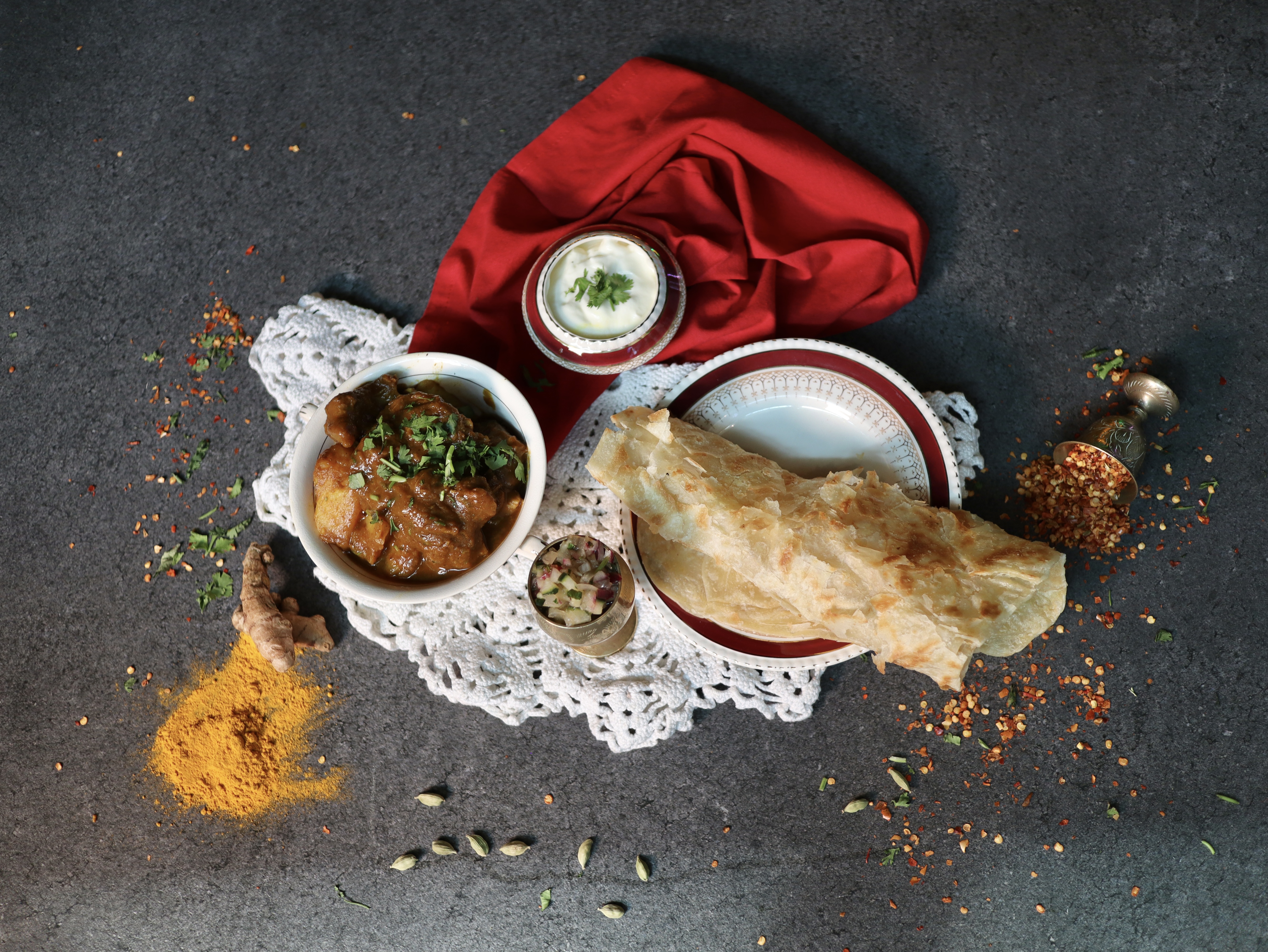 Traditional Cape Malay Curry served by Cape Malay House in Cape Town